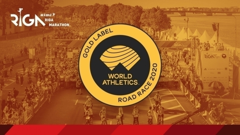 Rimi Rīgas maratons atkārtoti saņem Pasaules Vieglatlētikas asociācijas Zelta zīmi