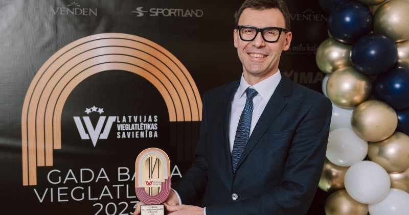 Special award from the Latvian Athletics Association!