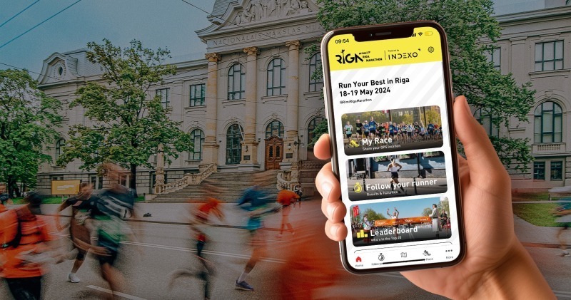 Download the official Rimi Riga Marathon app