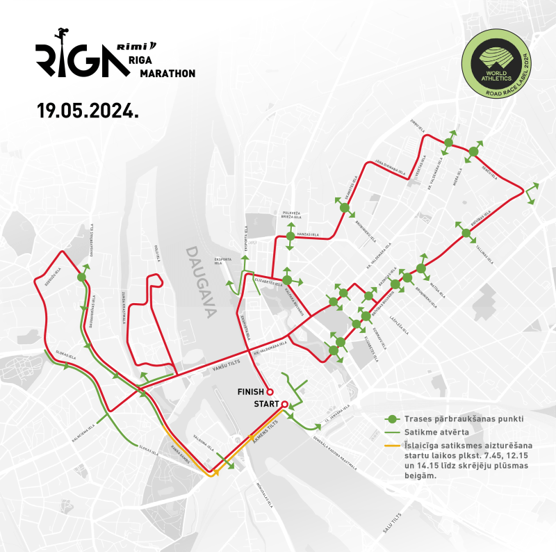 Rimi Rīgas maratons jau šajā nedēļas nogalē