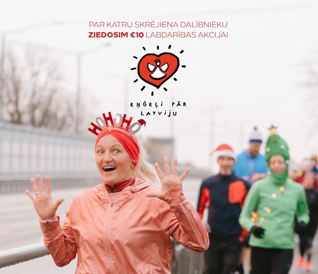 Rimi Rīgas maratona Ziemassvētku skrējiens 24. decembra rītā noritēs svētku un labdarības noskaņās