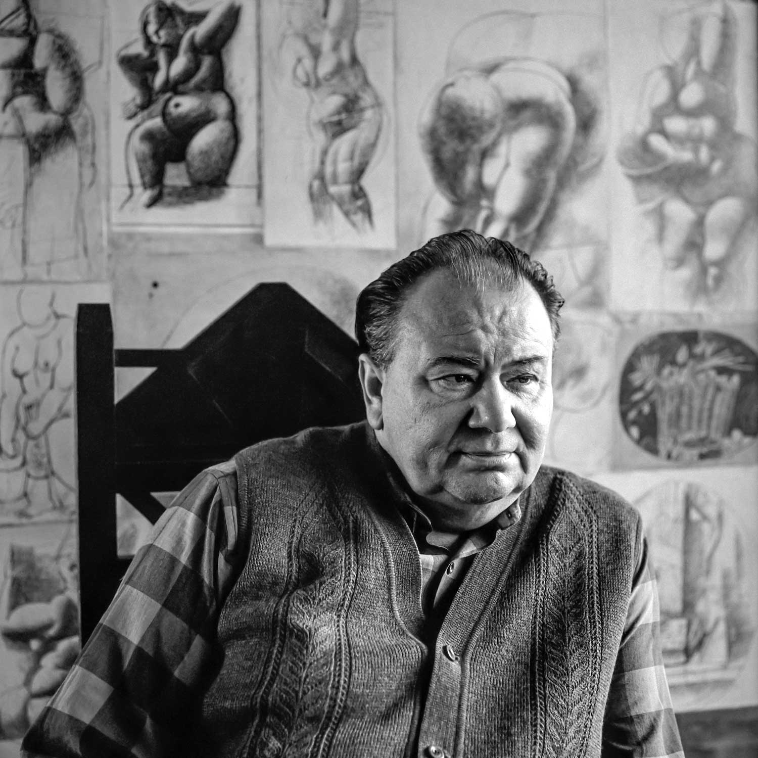 Boriss Bērziņš darbnīcā