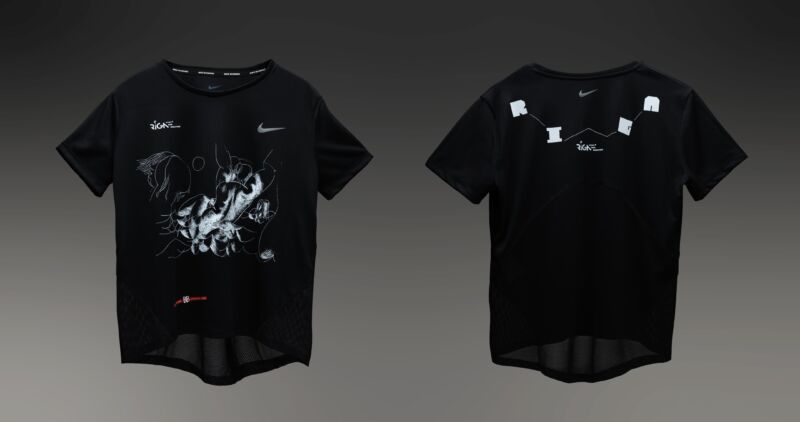 Borisa Bērziņa mākslas darba krekli