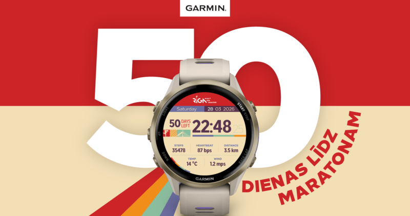 Tikai 50 dienas līdz startam!