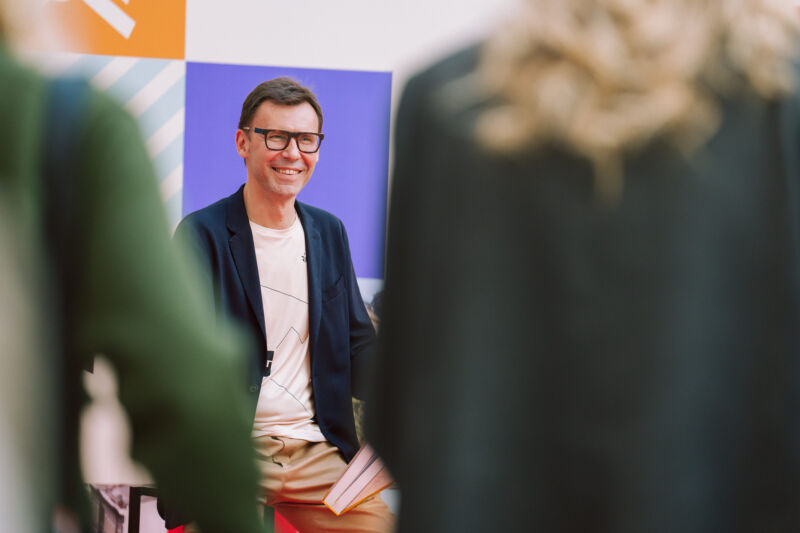 Press conference unveiling the 2026 medal design at the Spice shopping centre