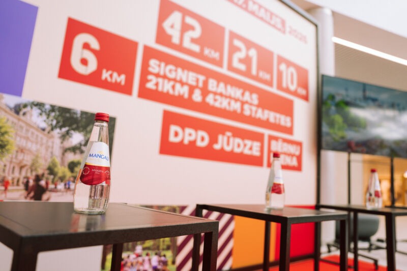 Press conference unveiling the 2026 medal design at the Spice shopping centre