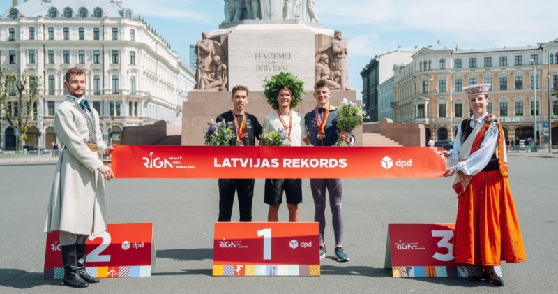 Artūrs Niklāvs Medveds Becomes Latvian Champion and New Latvian Record Holder in the DPD Mile