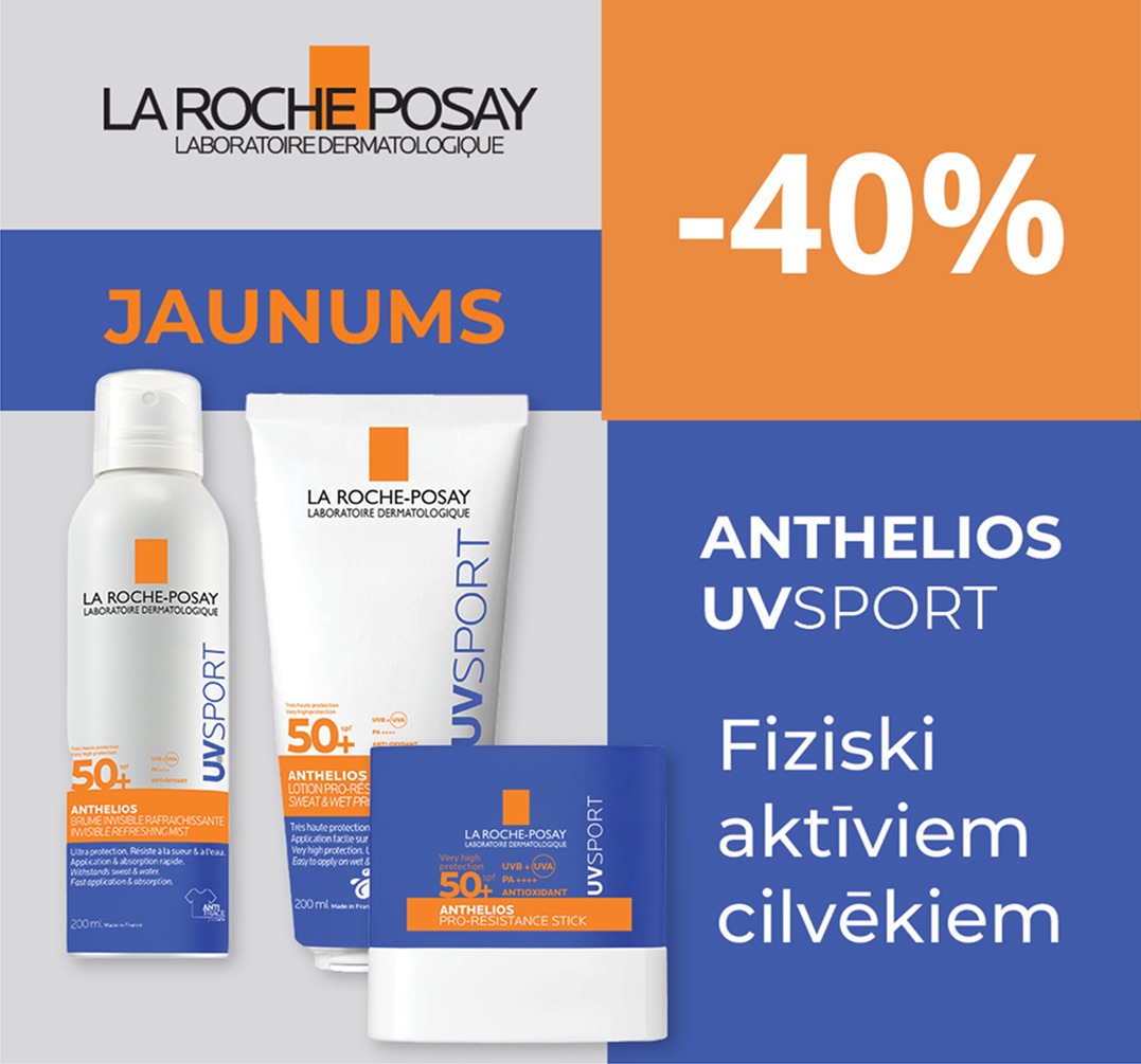 LA ROCHE POSAY ANTHELIOS UVSPORT piedāvājums